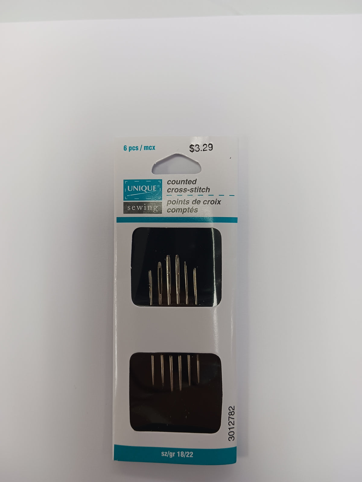 Unique 18/22 Counted Cross-Stitch Needles