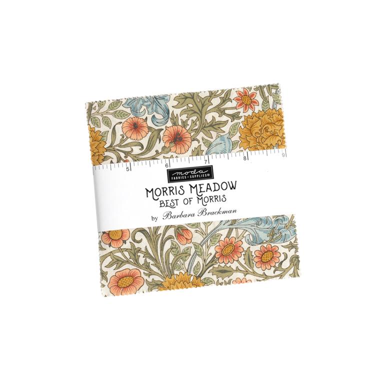 Moda-Morris Meadow-Best of Morris-Charm Pack-42 Squares-5” Squares