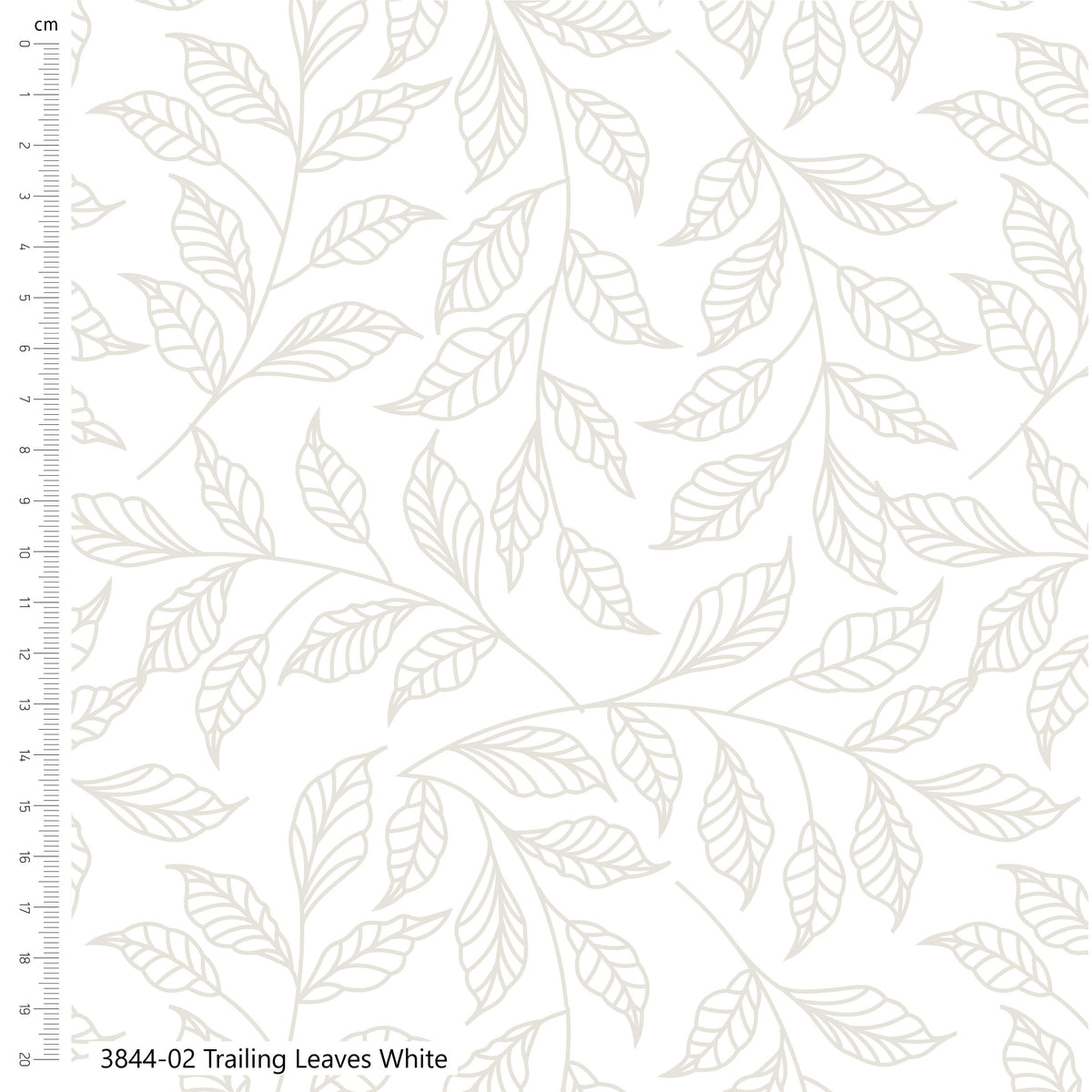 Essential Tones Trailing Leaves White Tone on Tone