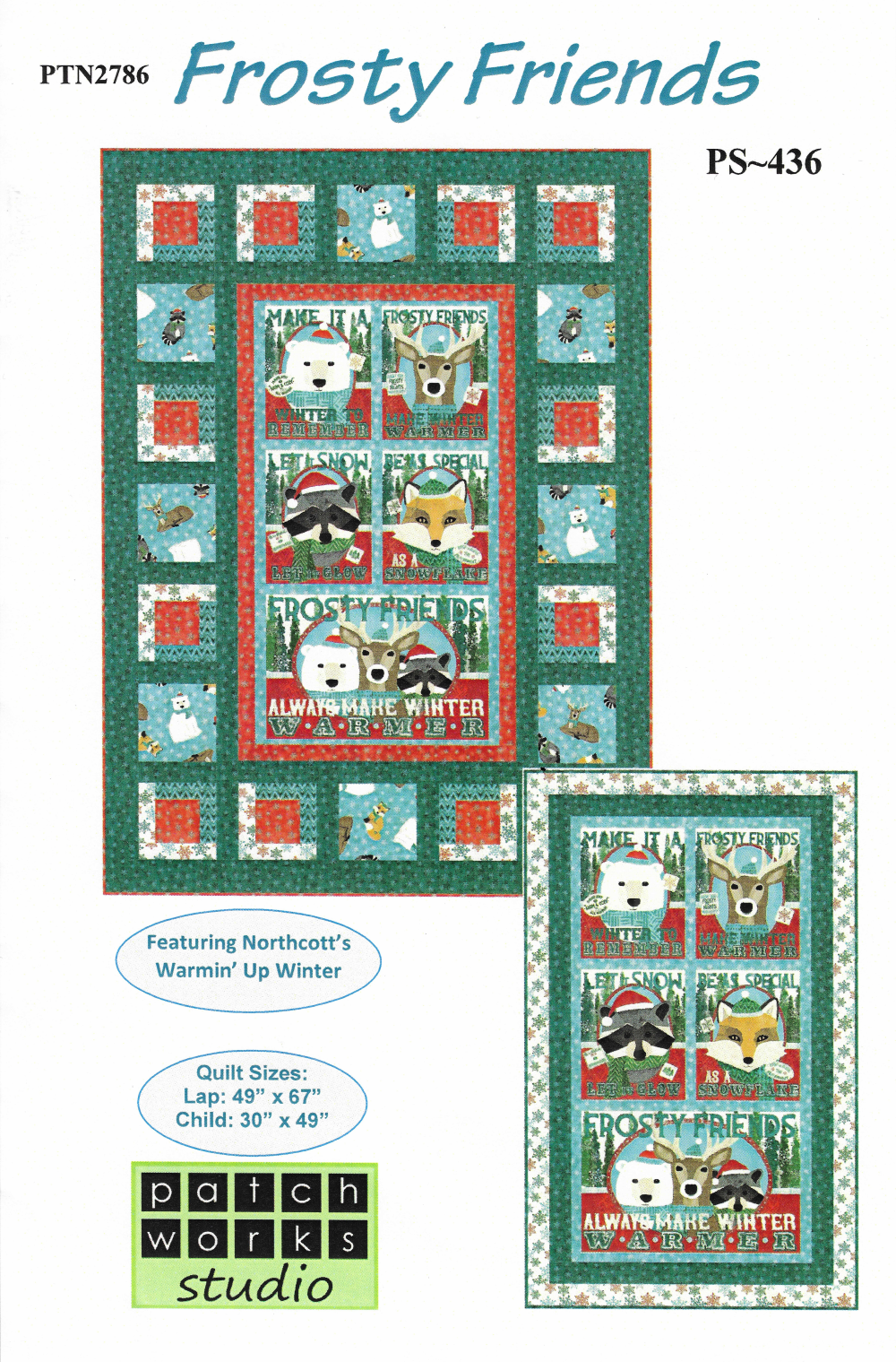 Patchworks Studio - Frosty Friends Quilt Patterns