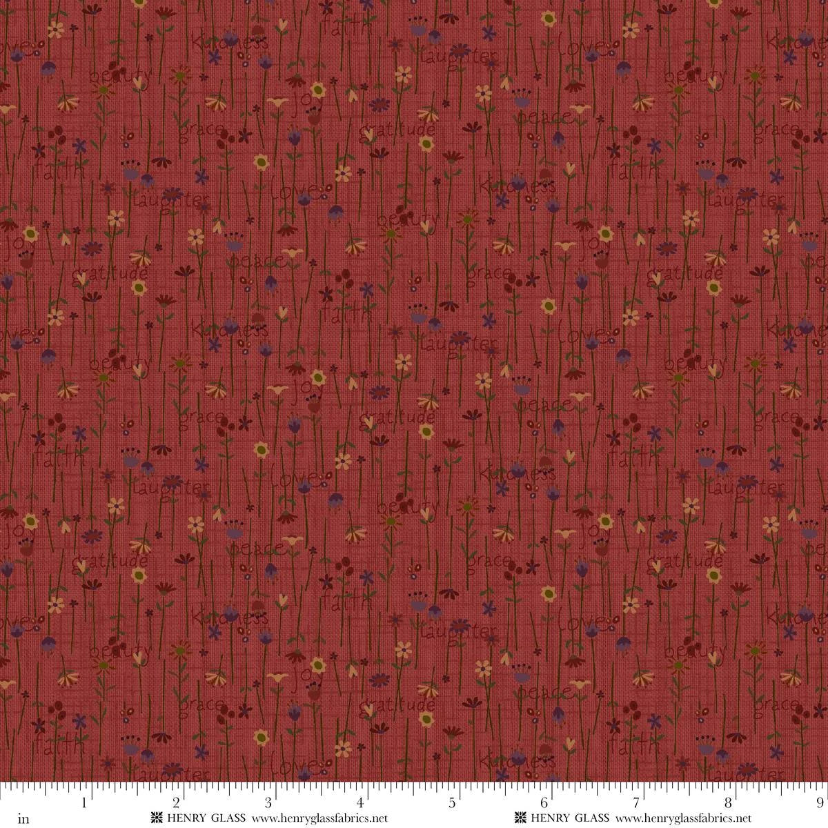 Henry Glass, Bountiful Blessings Red Multi