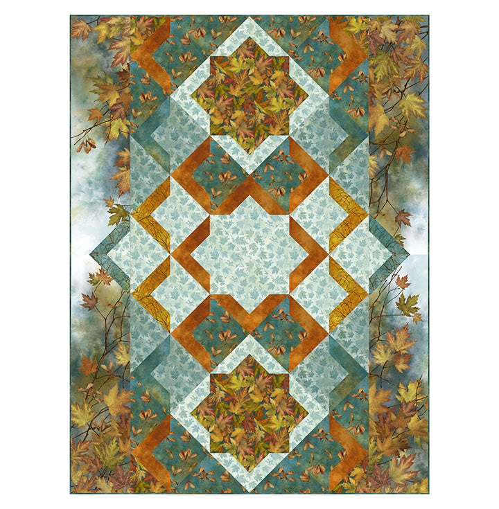 Quilt Fox Designs - Windswept Quilt Pattern