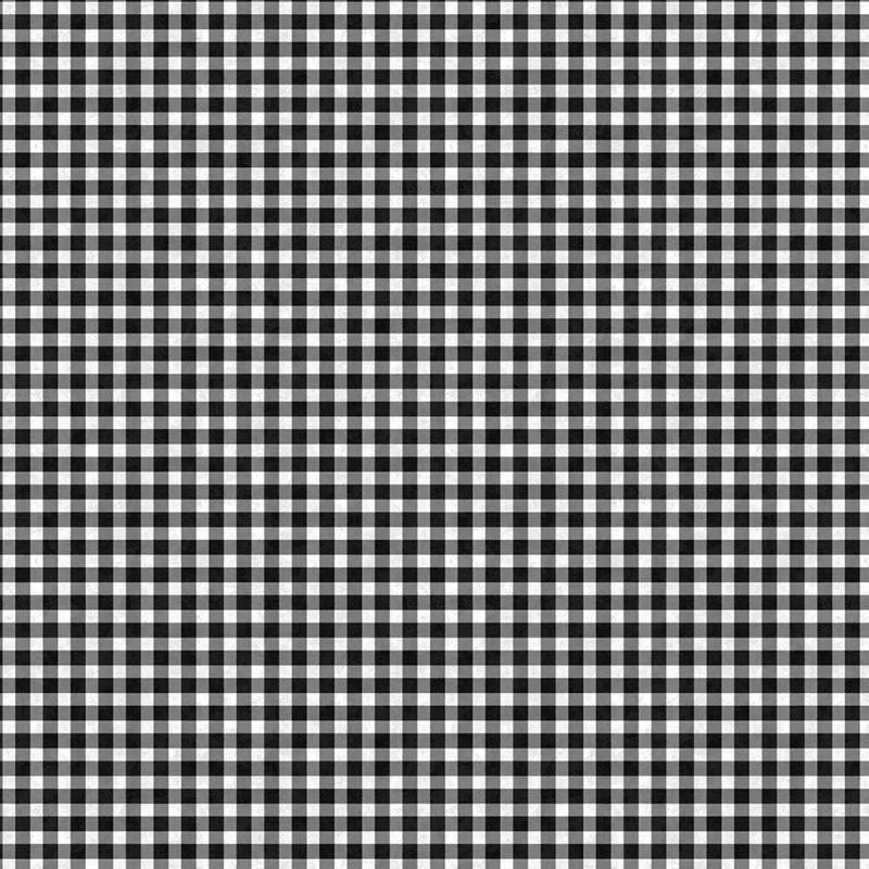 Northcott-Golden Christmas-White Multi-SM Buffalo Check