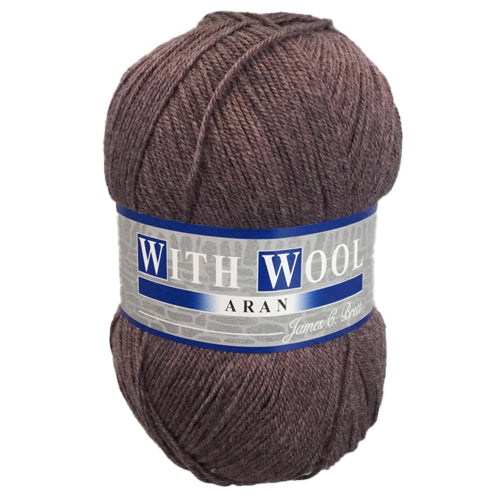 James C Brett Aran with Wool