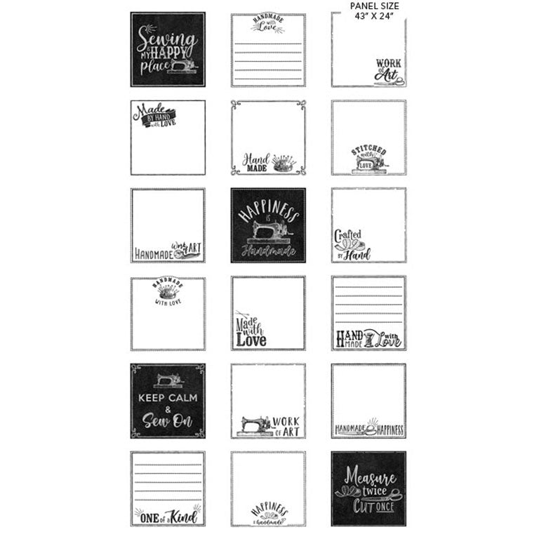 Sewing is My Happy Place - Label Panel