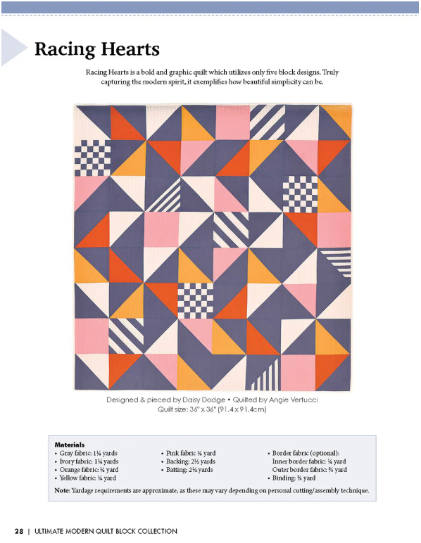 Ultimate Modern Quilt Block Collection Book