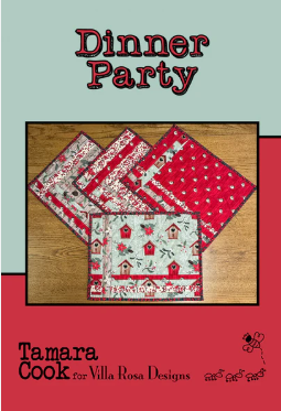 Dinner Party - Tamara Cook for Villa Rosa Designs - Placemat Pattern