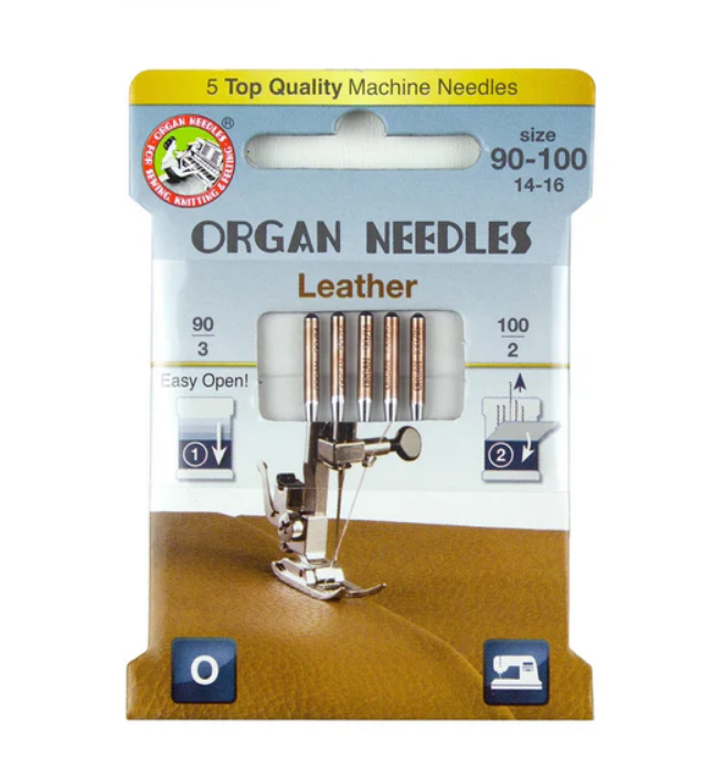 Organ-5 Leather Needles - 90/100 14-16