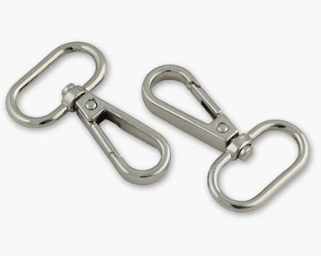 Sallie Tomato - Two 1" Swivel Hooks Nickel