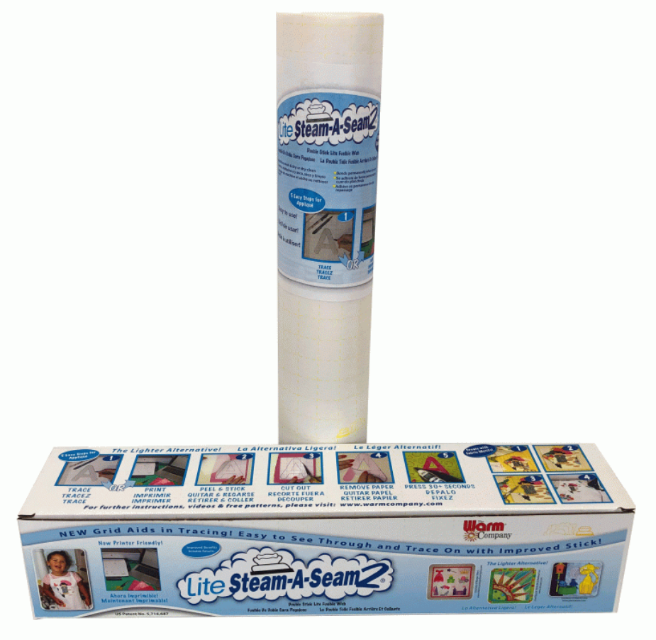 The Warm Company - Lite Steam-A-Seam 2 Double Stick Lite Fusible Web