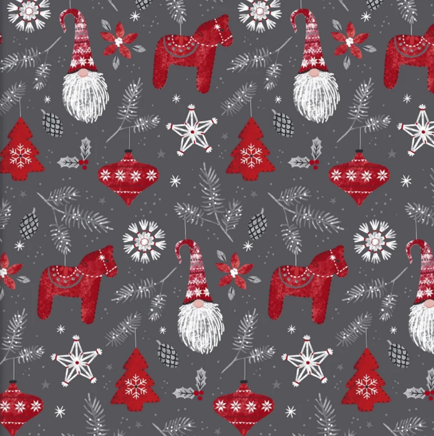3 Wishes Fabric - Hanging With My Gnomies