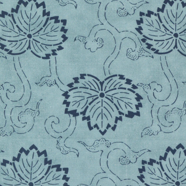 Moda Fabrics - Indigo Blooming