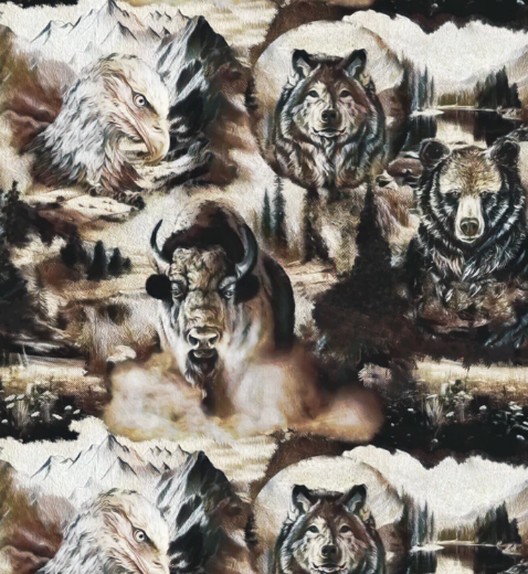 Camelot Fabrics - Strokes of the Wild
