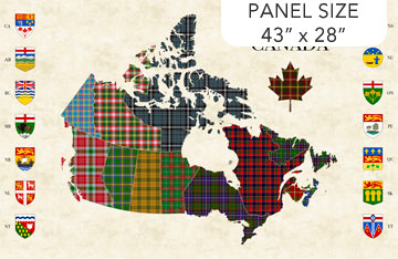 Northcott-Tartan Traditions Tartans of Canada -Ivory Multi
