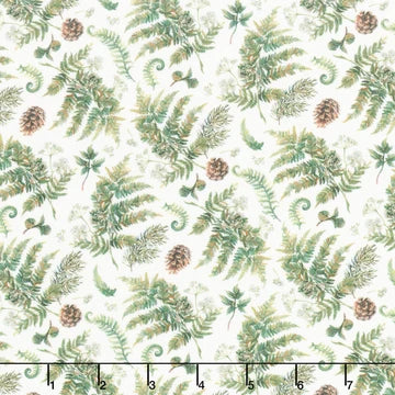 The Great Outdoors Ferns White Multi