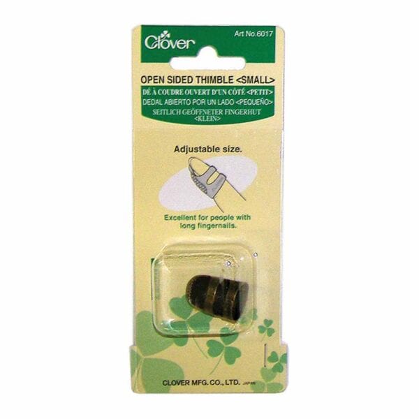 Clover - Open-Sided Brass Thimble