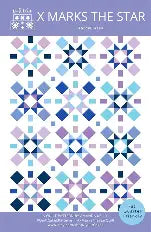 X Marks the Star Pattern by Quilt Cakes (throw sizes)