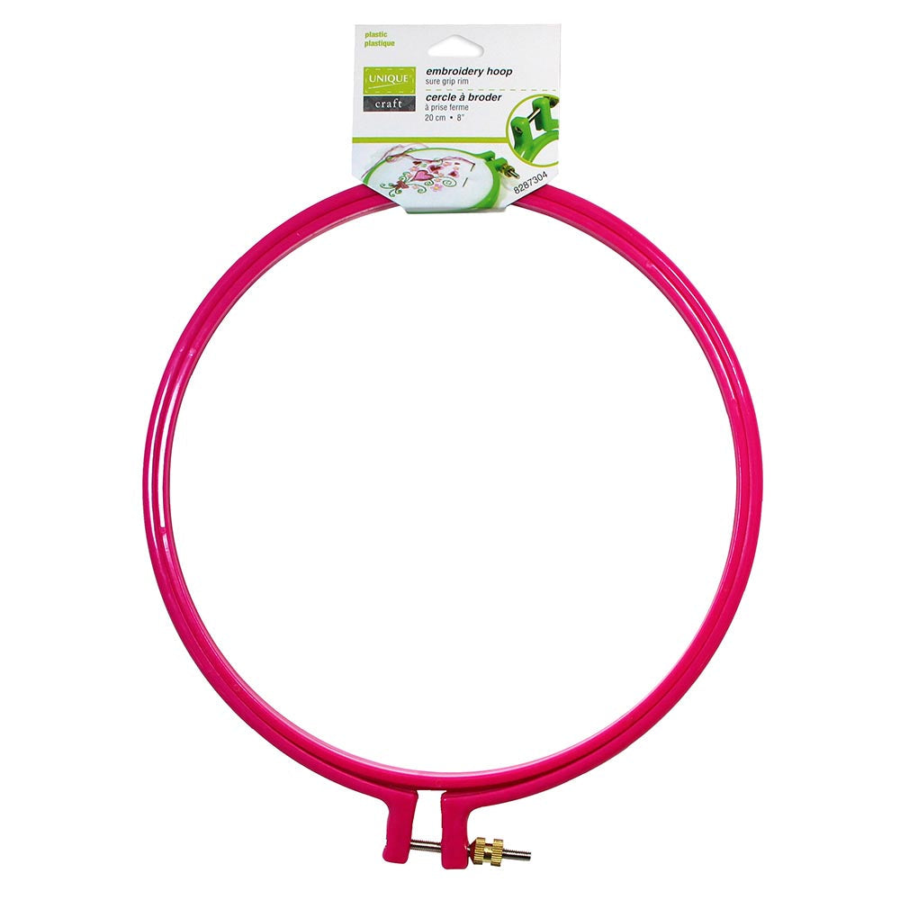 Unique Craft - Plastic Round Embroidery Hoop