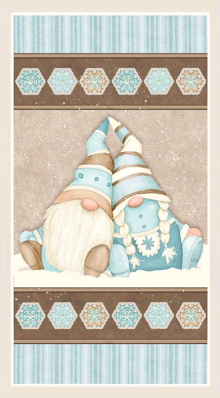 Henry Glass-I Love Sn’Gnomies-Flannel-Panel