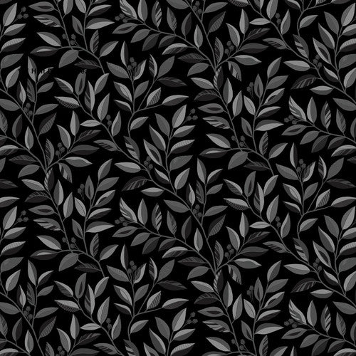 Henry Glass-Divine Vines-Black-Wide Back