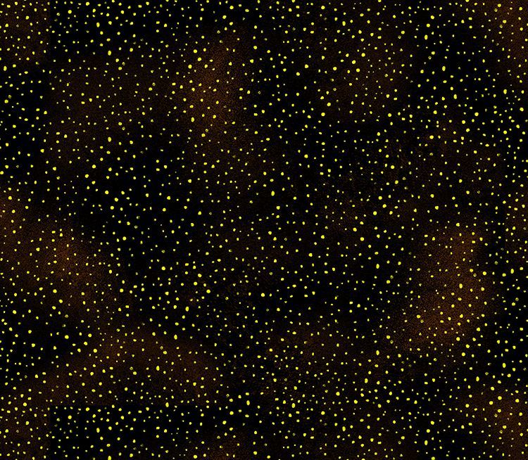 Timeless Treasures-Cleo-Black/Gold Dots