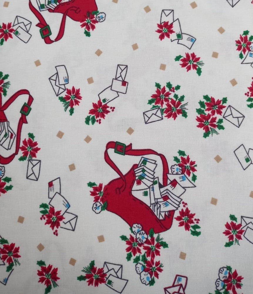 Wilmington Prints-Christmas-Mail-White