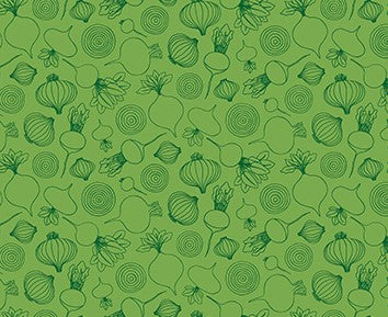 Figo Fabrics-Grow-Onions-Green