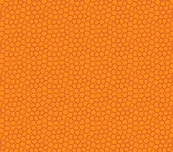 Figo Fabrics-Grow-Bubbles-Orange