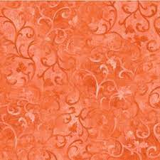 Wilmington Prints-Scroll-Orange