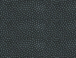 Figo Fabrics-Winter Frost-Stars-Black