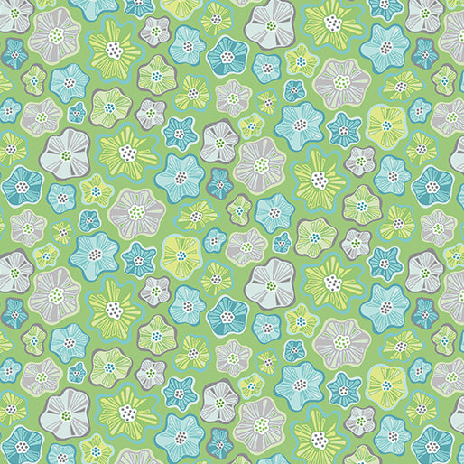 Trend Tex Fabrics-Meadow Dance-Green
