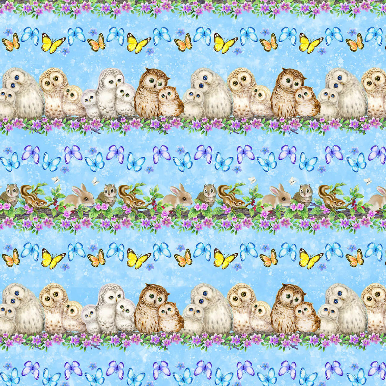 International Textiles-Epic Owls
