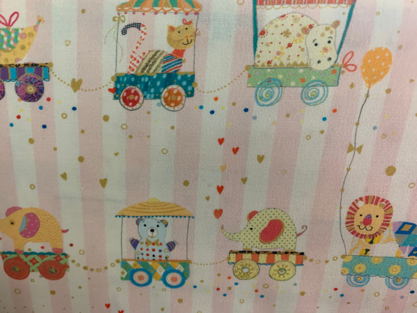 International Textiles-Animal Parade-Pink