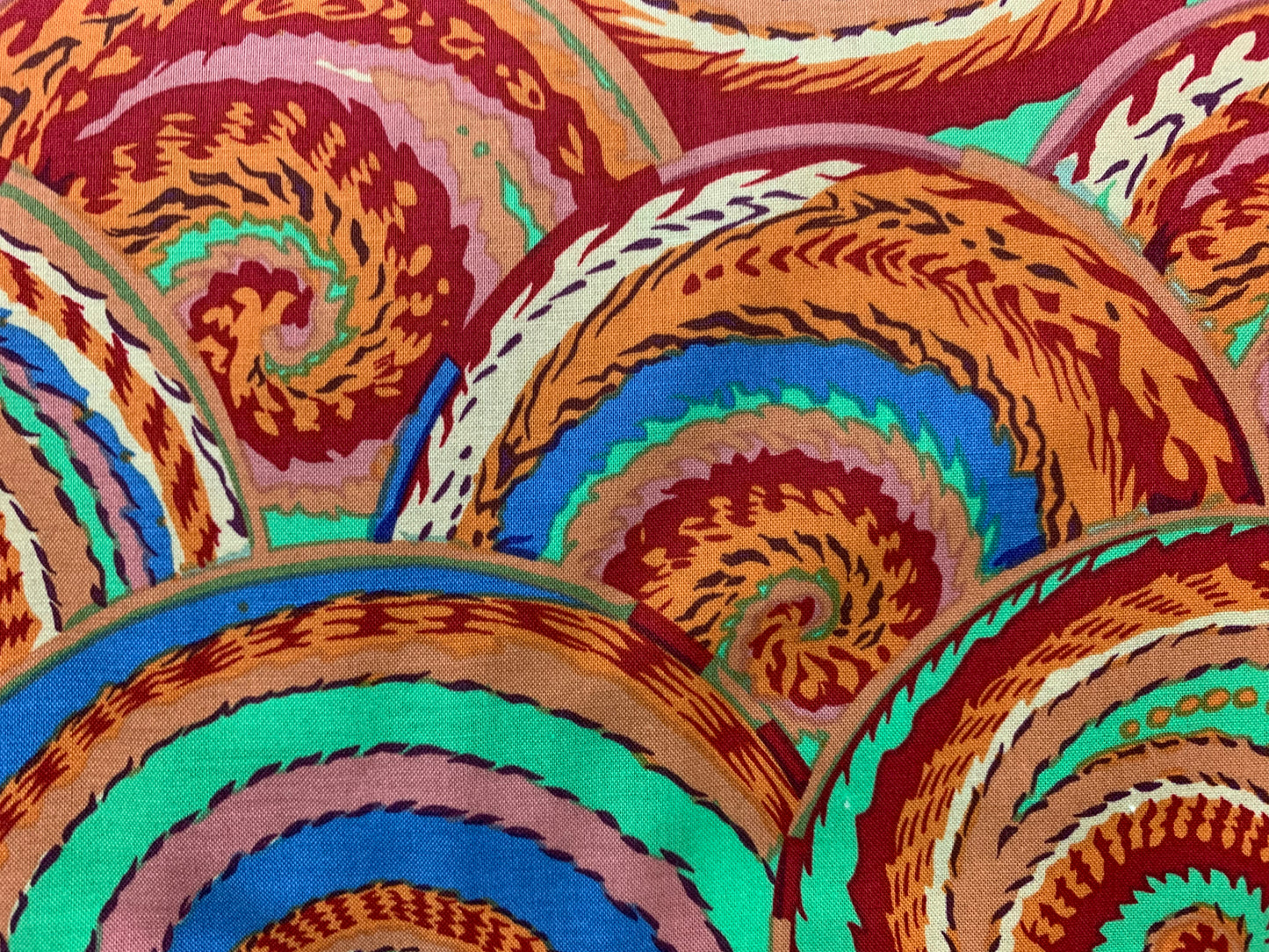 Rowan Fabric-Kaffe Fassett-Curly Baskets-Antique #PWPJ066-ANTIQ
