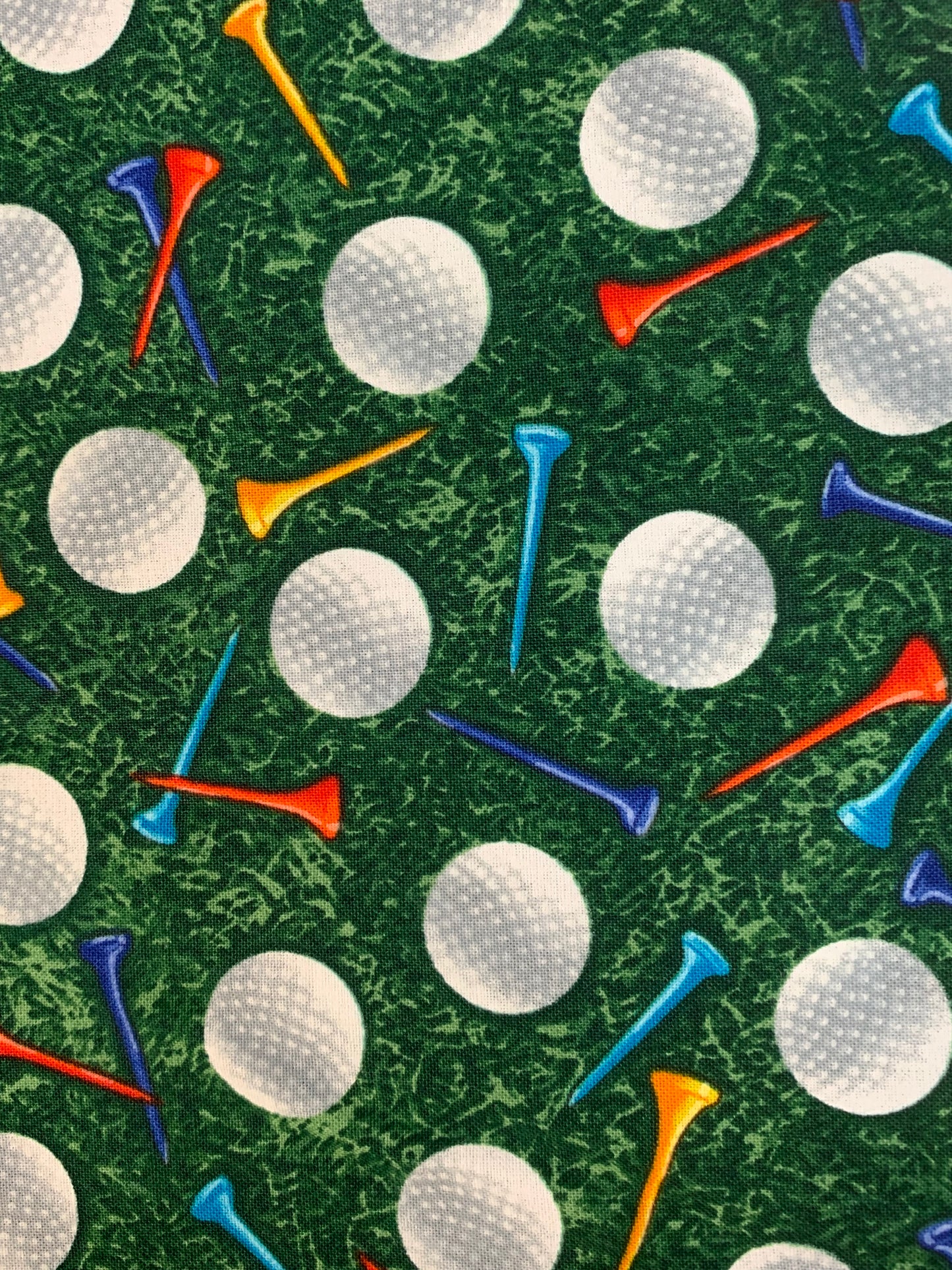 Timeless Treasures-Sport-Golf Balls-Green #SPORT-C8030