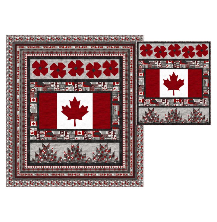 The Fabric Addict-True Patriot Love-Throw/Wall Quilt Pattern #PTN2758