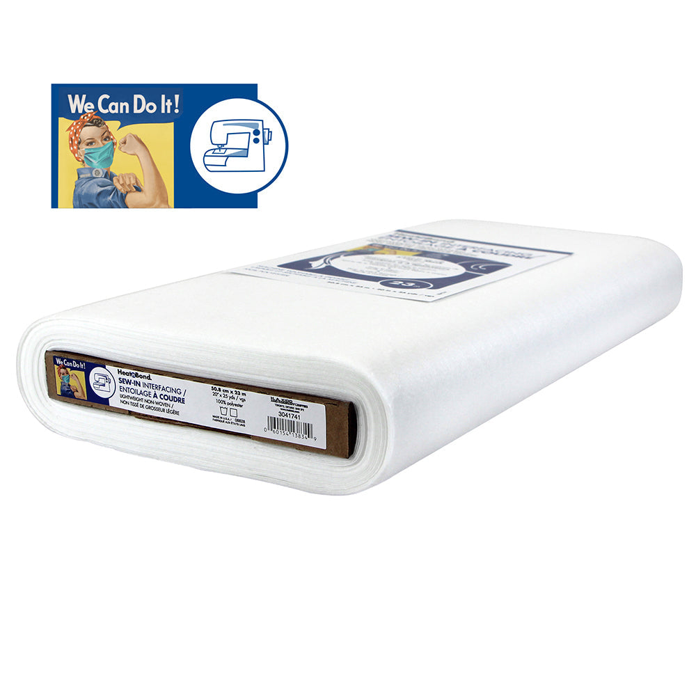 Heat N Bond-Sew In Interfacing-Lightweight Non Woven