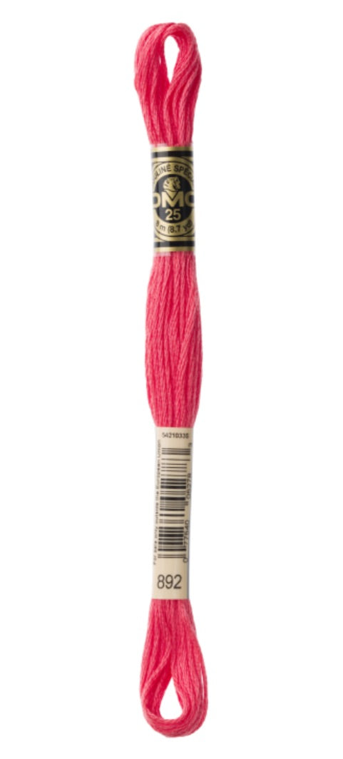 DMC-Six Strand Embroidery Floss-892-8m/8.7y