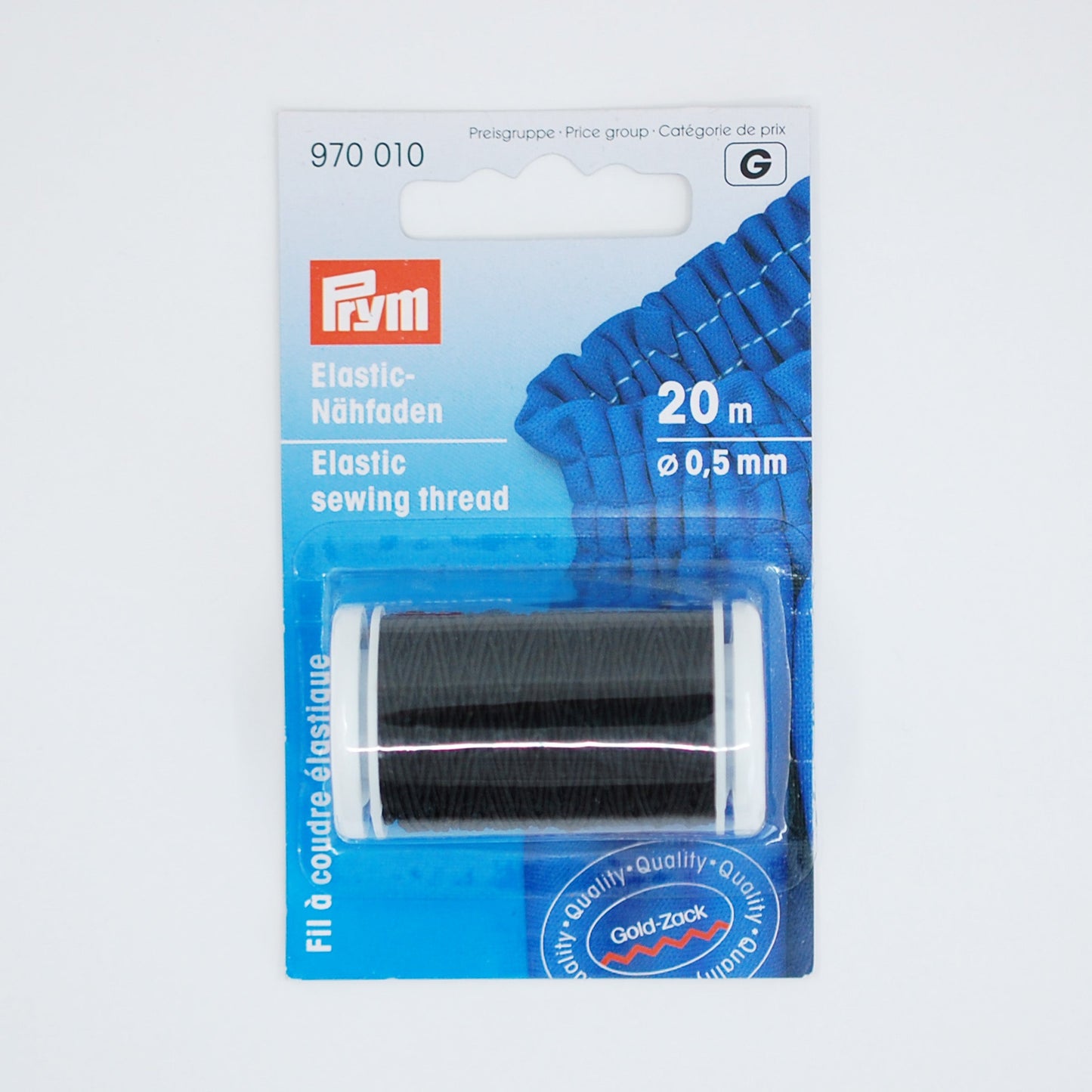 Prym-Elastic Sewing Thread-Black