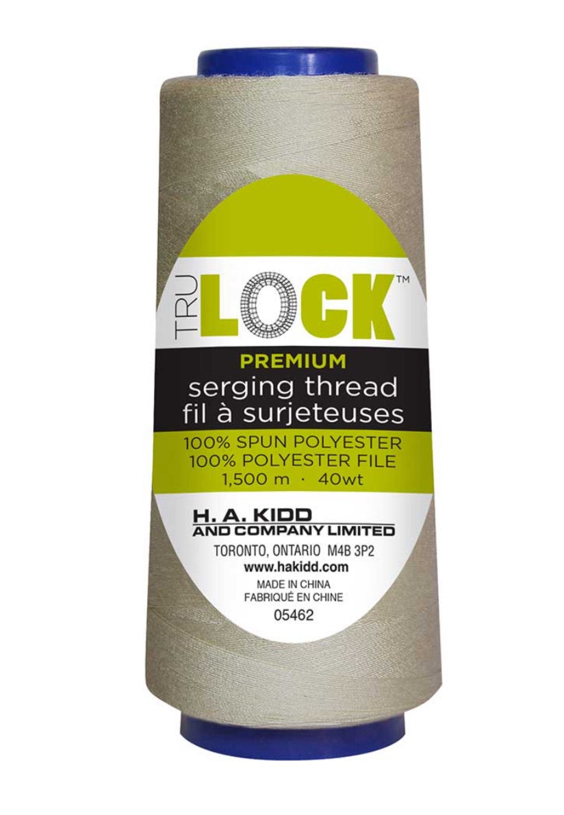 TruLock-Premium Serging Thread-1500m-Beige