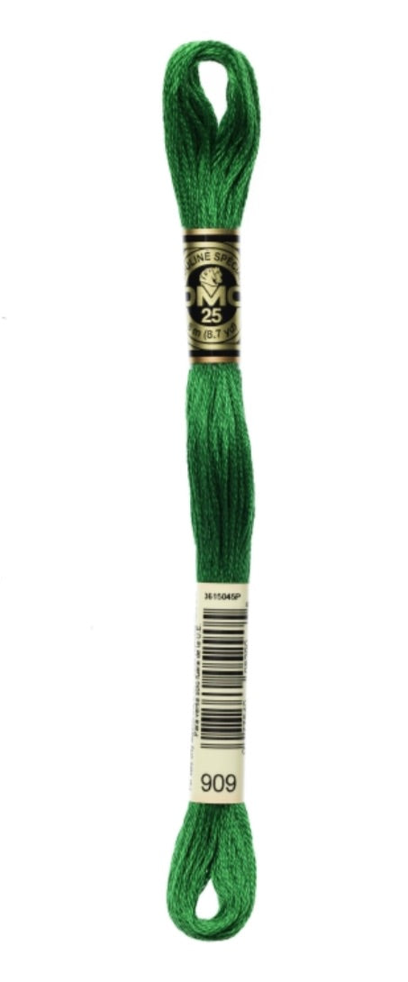 DMC-Six Strand Embroidery Floss-909-8m/8.7y