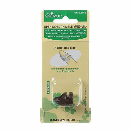 Clover - Open-Sided Brass Thimble