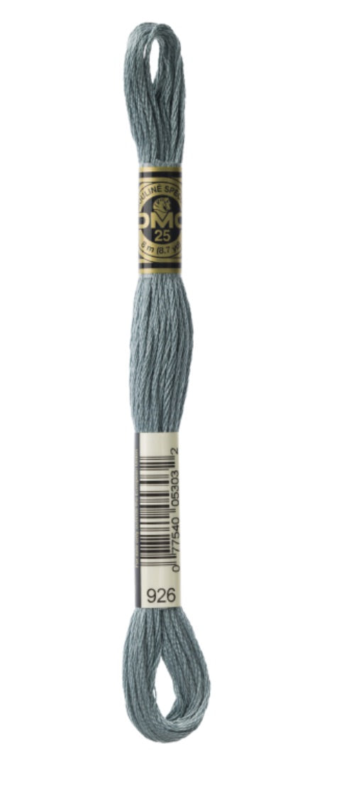 DMC-Six Strand Embroidery Floss-926-8m/8.7y