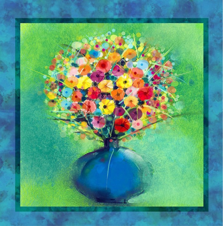 In The Beginning Fabrics-Year of Art-Spring-Panel