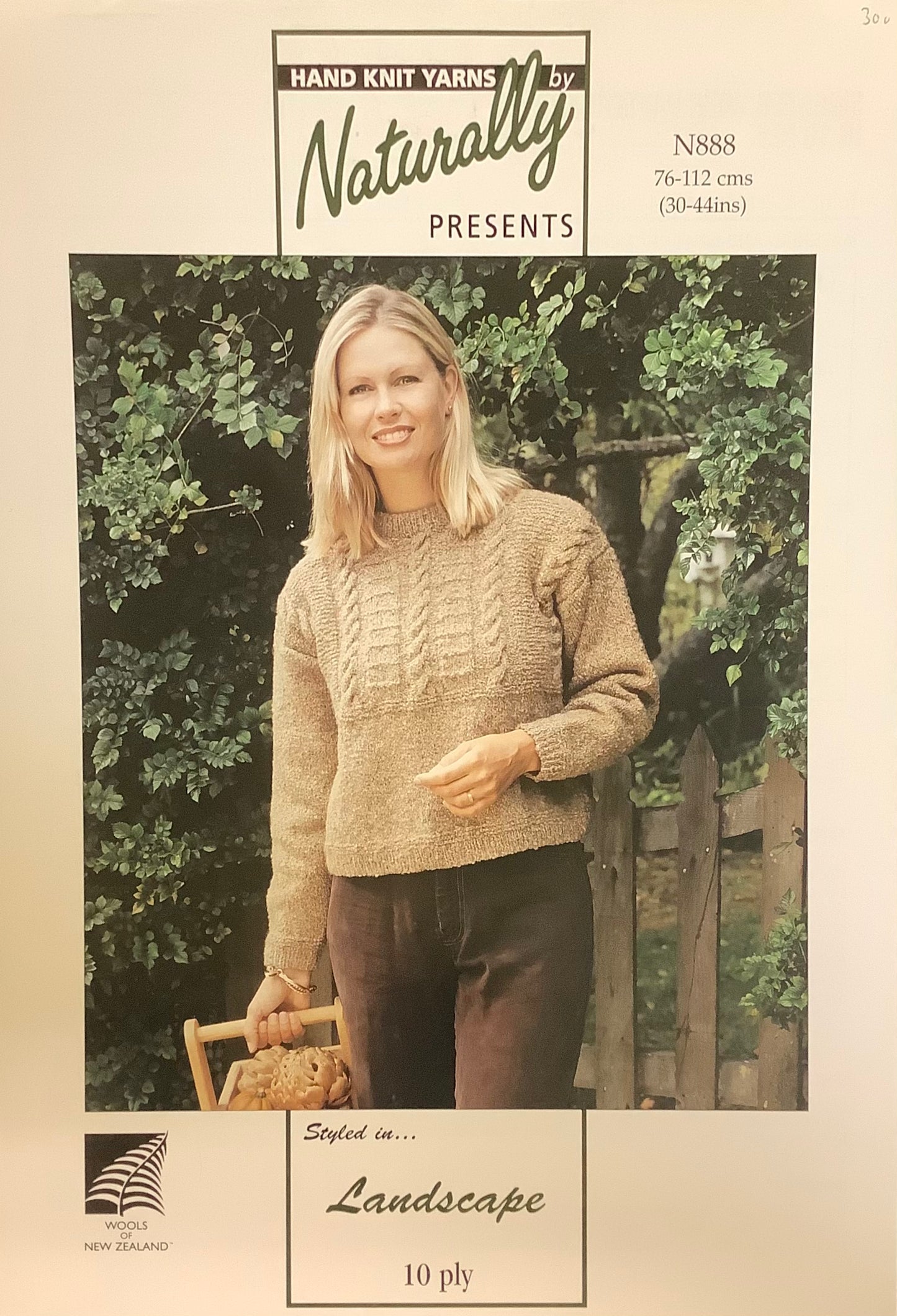 Naturally - Sweater With Patterned Yoke Knit Pattern