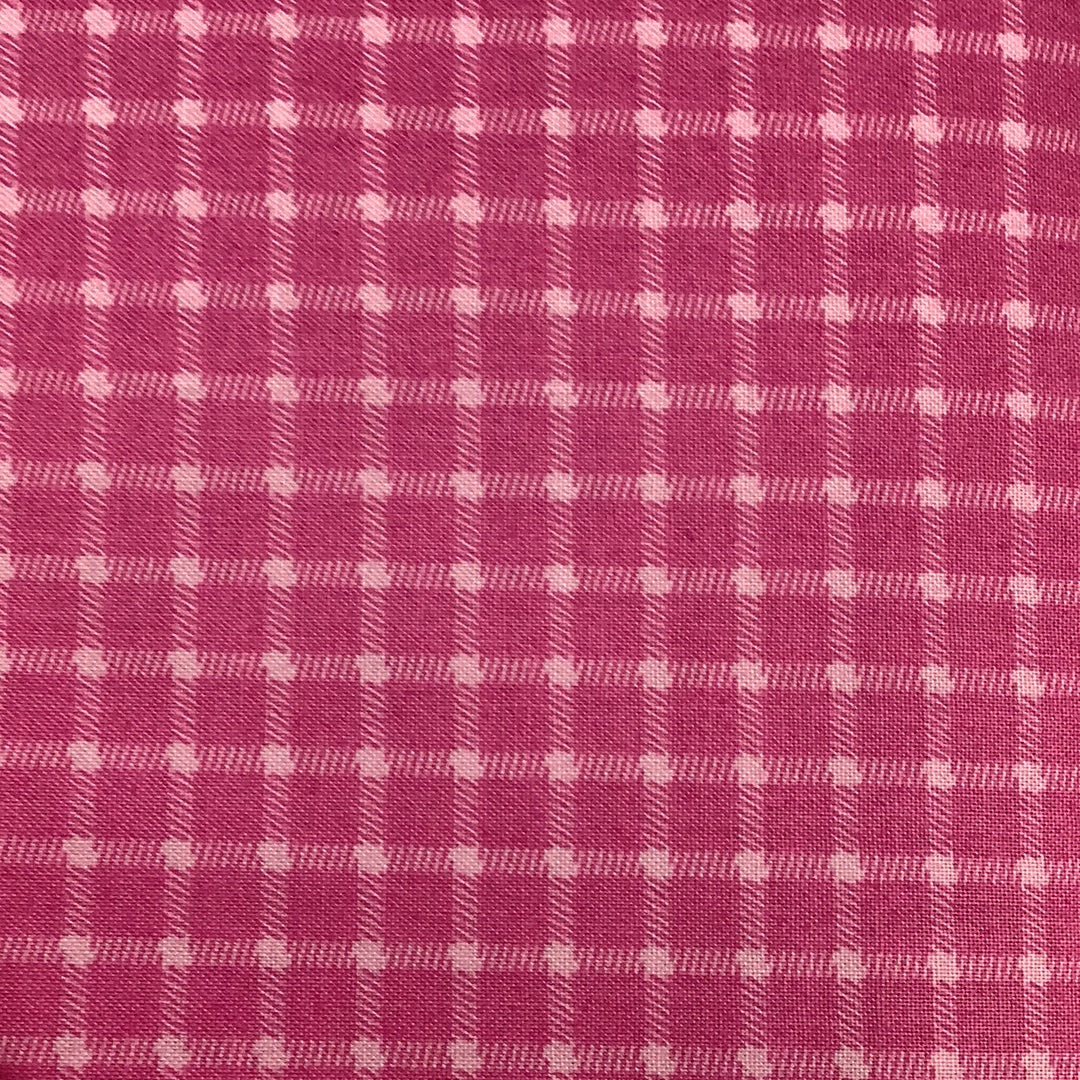 Northcott-Dreamland Pink Check
