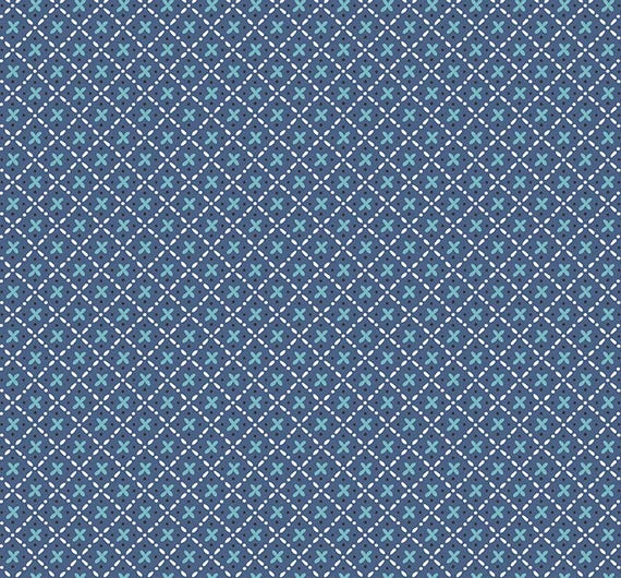 Riley Blake Designs-Bee Plaids-Denim