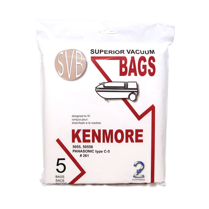 Superior Vacuum Bags-Kenmore-5 Bags-261