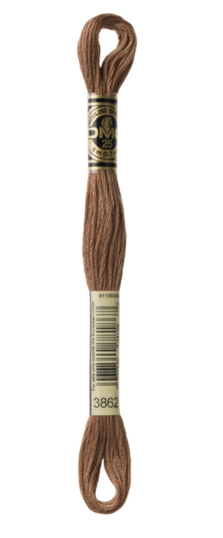 DMC-Six Strand Embroidery Floss-3862-8m/8.7y