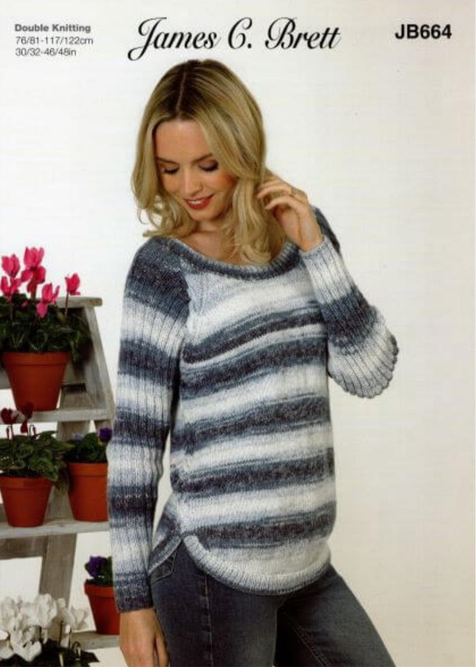 James C Brett - Knit Sweater Pattern Leaflets